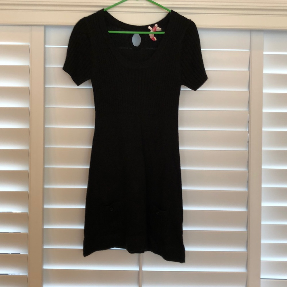 Sweater material dress